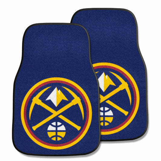 Denver Nuggets Front Carpet Car Mat Set - 2 Pieces - Denver Nuggets