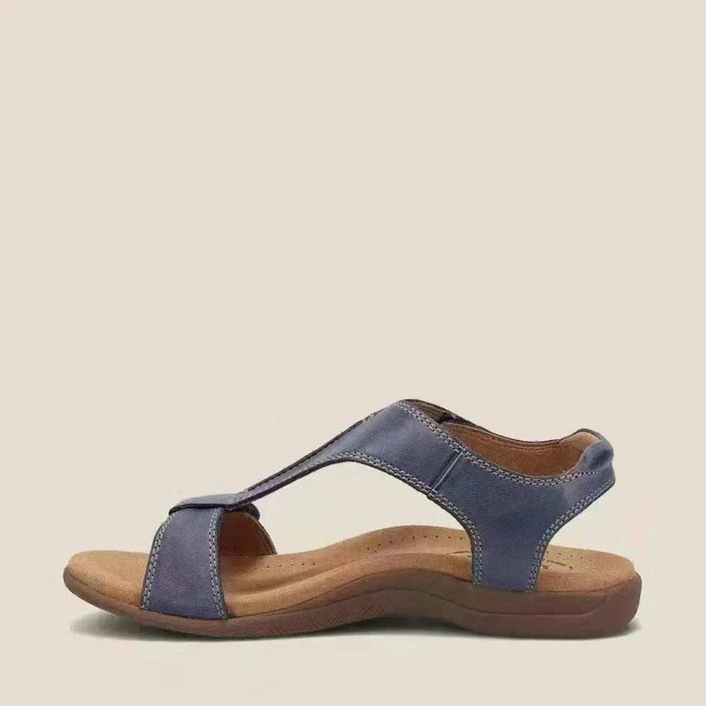 Open Toe Flats Sandals - Trendsi - Flyclothing LLC