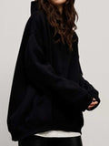Pocketed Dropped Shoulder Long Sleeve Hoodie - Trendsi - Flyclothing LLC