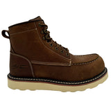 adtec rancho mens 6 moc toe crazy horse whiskey brown soft toe 9255cr copy