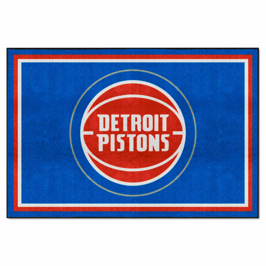 Detroit Pistons 5ft. x 8 ft. Plush Area Rug - Detroit Pistons