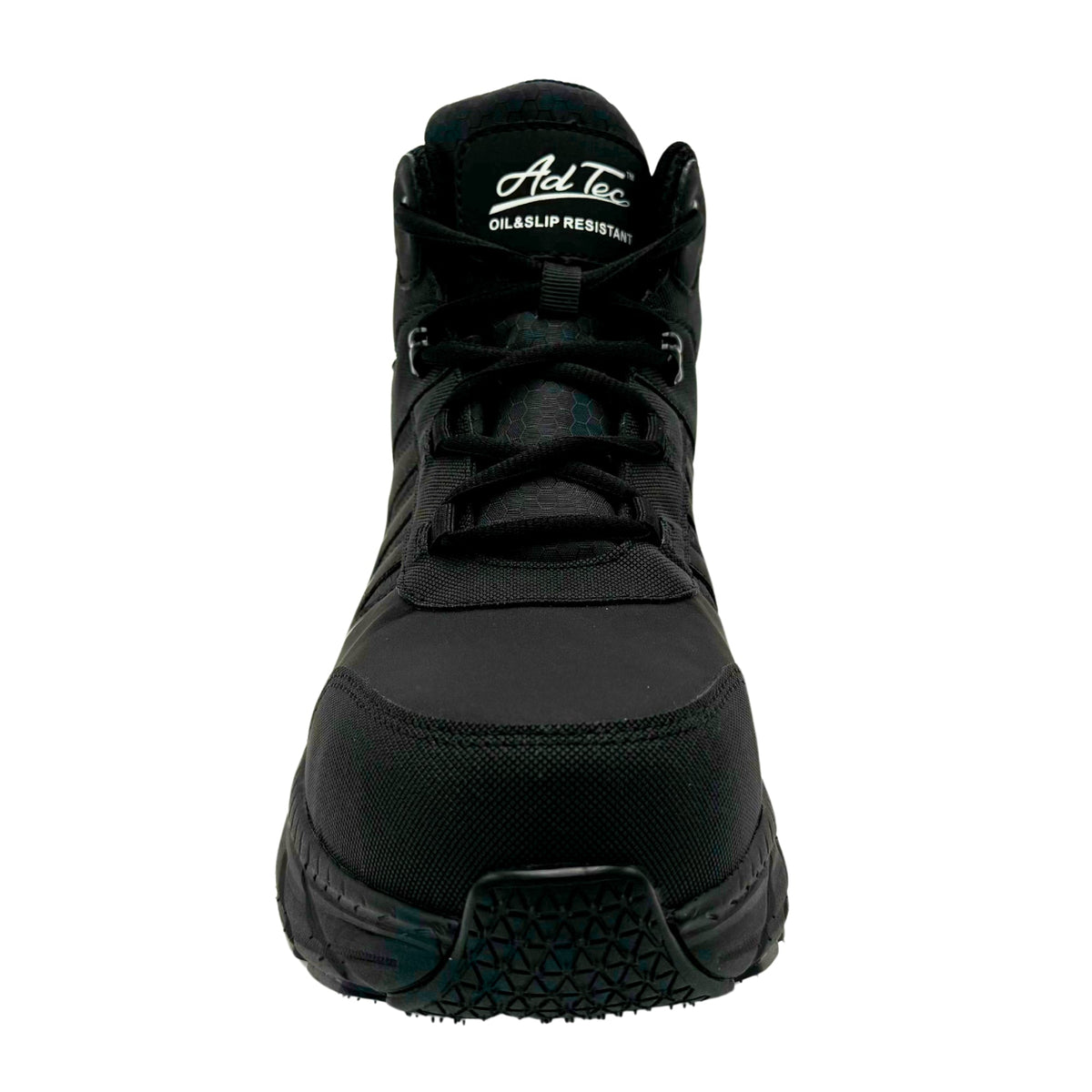 AdTec Ultralight Women's 6 Inch Work Boot Black - front view