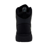 AdTec Ultralight ESD Women's 6 Inch Work Boot Black/Dark Grey - heel view