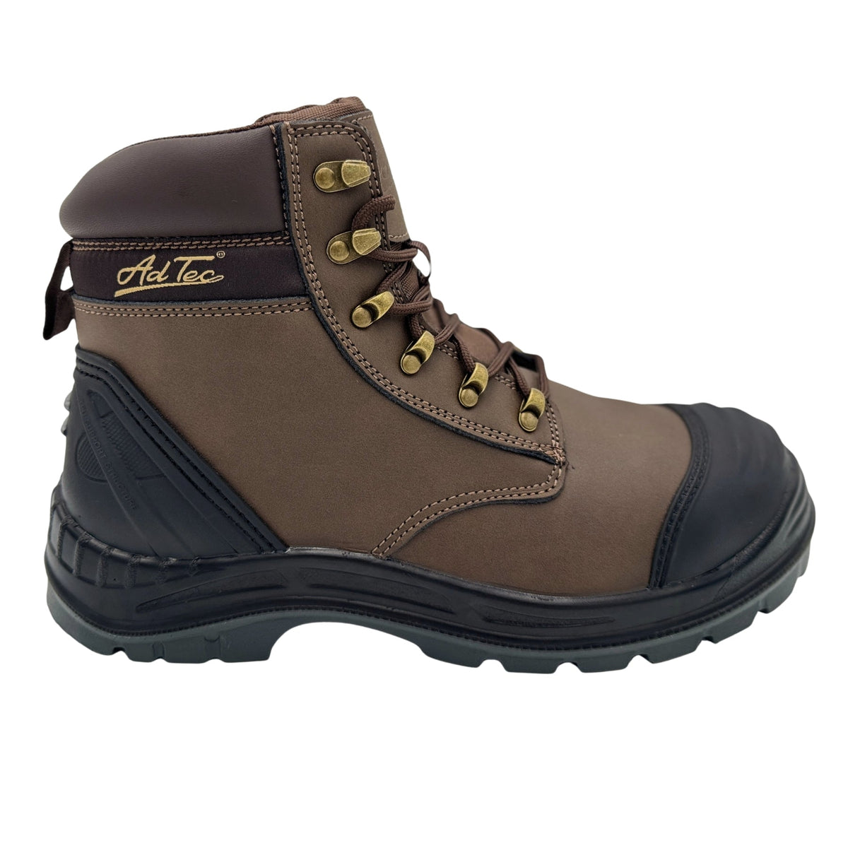 Adtec Utility Men's 6" Work Boot – Brown | 9278 - AdTec - Flyclothing LLC
