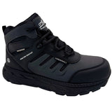AdTec Ultralight ESD Women's 6 Inch Work Boot Black/Dark Grey - main view