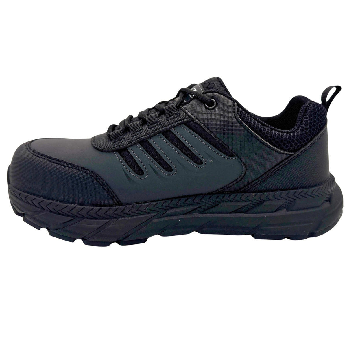 AdTec Ultralight ESD Men's 4 Inch Work Sneaker Black/Dark Grey - Adtec - Flyclothing LLC