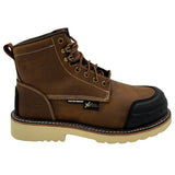 AdTec Guardian Pro Men's 6 Inch Work Boot Brown - side view