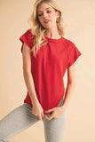 Aemi+Co Round Neck Short Sleeve T-Shirt - Trendsi