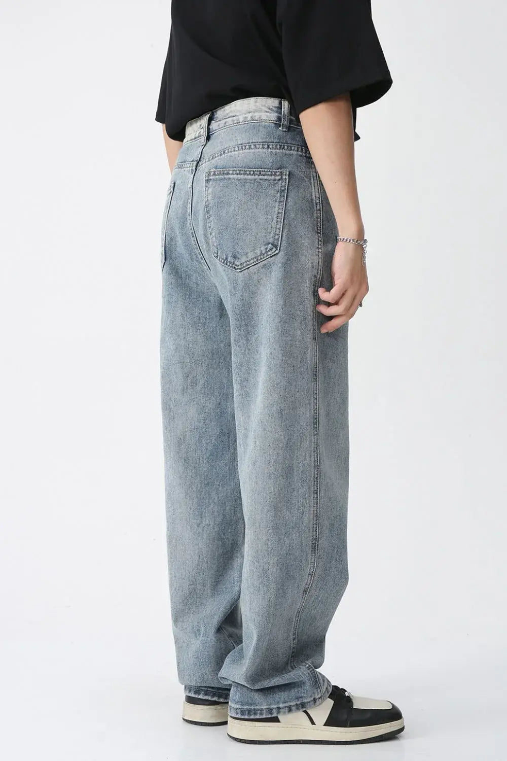 Wide Leg Jeans with Pockets - Trendsi - Flyclothing LLC
