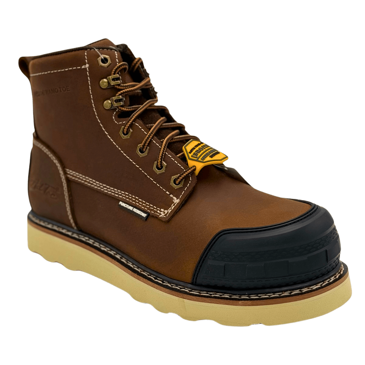 AdTec Guardian Men's 6" Comp Toe Guard Work Boot - Brown - AdTec - Flyclothing LLC