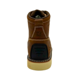 Guardian - Men's 6" Rubber Toe Work Boot – Brown [COMPOSITE SAFETY TOE] [Puncture-Resistant | EH | Slip-Resistant] 9271 - AdTec - Flyclothing LLC