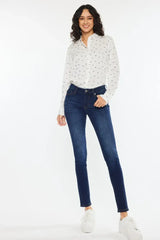 Kancan Mid Rise Super Skinny Jeans - Trendsi - Flyclothing LLC