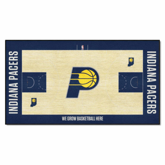 Indiana Pacers Large Court Runner Rug - 30in. x 54in. - Indiana Pacers