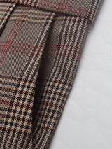 Perfee Plaid Straight Pants with Pockets - Trendsi - Flyclothing LLC