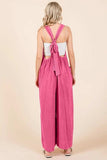 Culture Code Full Size Pocketed Sleeveless Wide Leg Overalls - Trendsi - Flyclothing LLC
