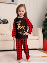 Full Size Family Matching Christmas Pajamas Set with Reindeer Graphic Plus Size - Trendsi - Flyclothing LLC