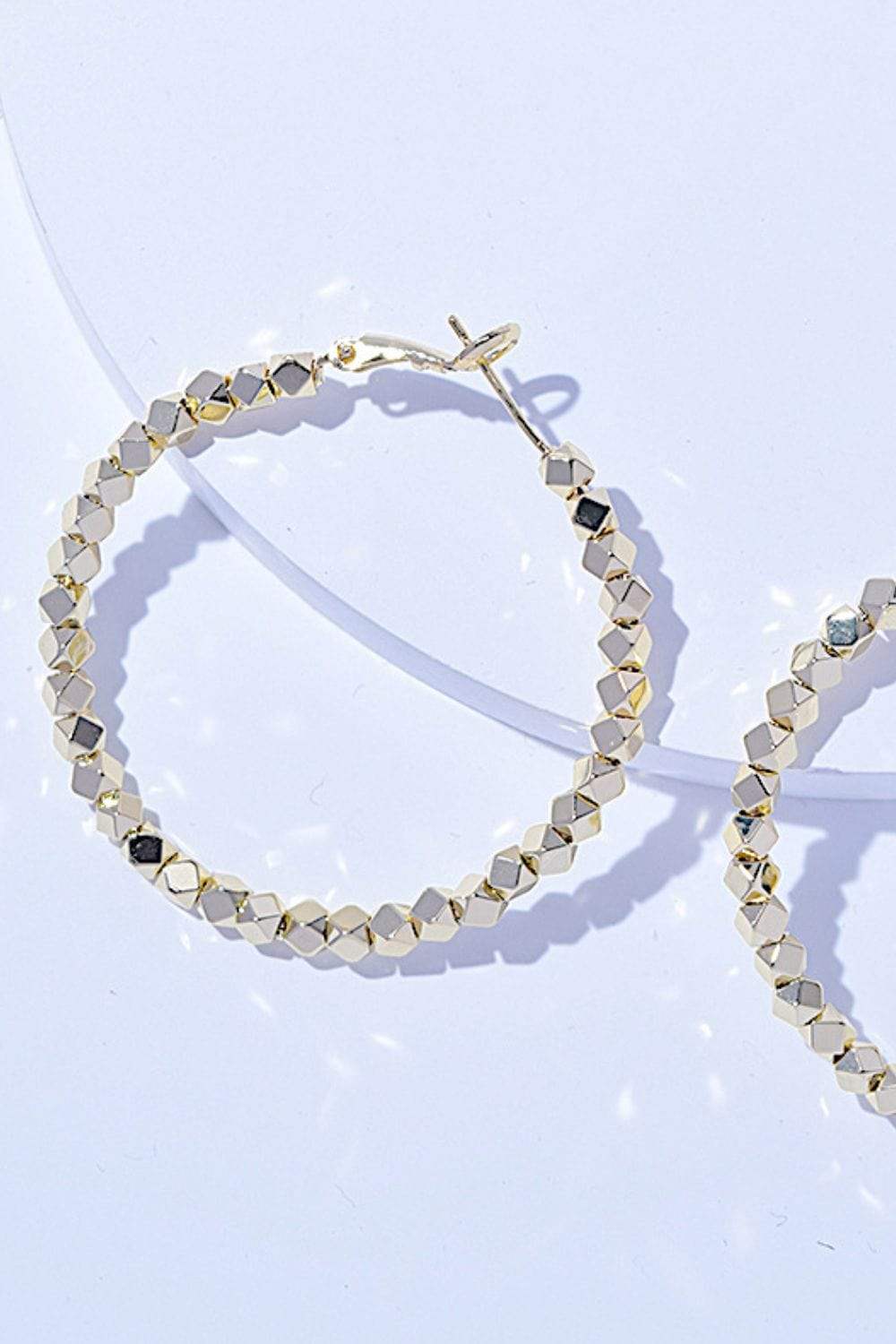 Alloy Hoop Earrings - Trendsi - Flyclothing LLC