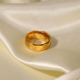 18K Gold-Plated Pearl Ring - Trendsi - Flyclothing LLC
