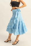 HYFVE Ruffled Tiered High Waist Skirt - Trendsi
