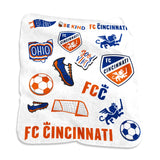 FC Cincinnati Raschel Native Throw