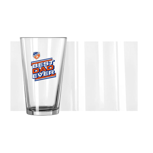 FC Cincinnati 16oz Best Dad Ever Pint Glass - Logo Brands - Flyclothing LLC