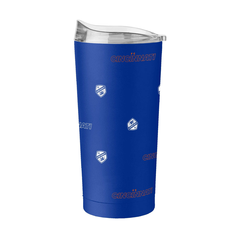 FC Cincinnati 20oz Step And Repeat Powder Coat Tumbler - Logo Brands - Flyclothing LLC