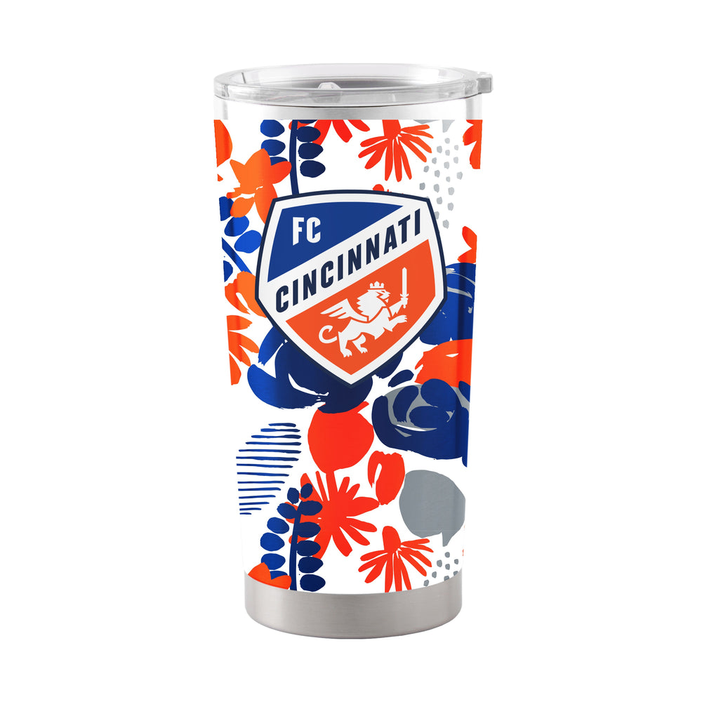 FC Cincinnati 20oz Floral Stainless Steel Tumbler
