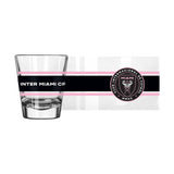 Inter Miami FC 2oz Stripe Shot Glass - Logo Brands - Flyclothing LLC