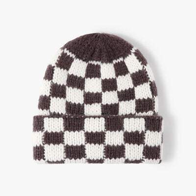 Thermal Checkered Hat - Trendsi - Flyclothing LLC