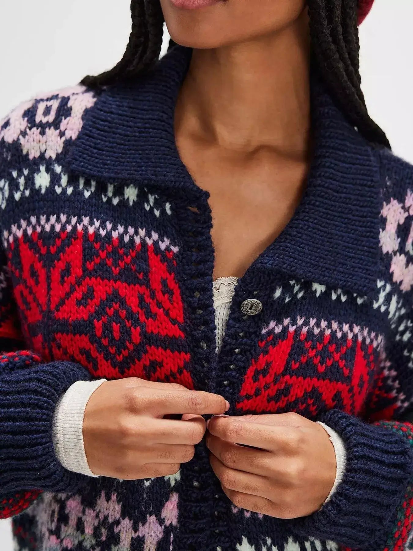 Vintage Button Up Knit Cardigan - Trendsi - Flyclothing LLC