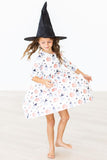 Peek-a-Boo 3/4 Sleeve Pocket Twirl Dress - Mila & Rose ®