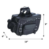 13" x 9" x 6  PVC Saddle Bag