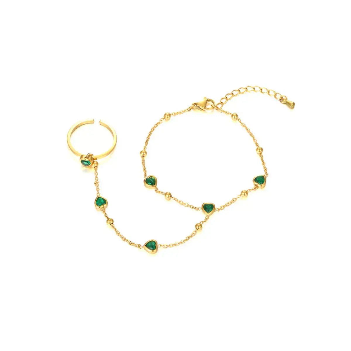 18K Gold-Plated Chain Bracelet - Trendsi - Flyclothing LLC