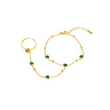 18K Gold-Plated Chain Bracelet - Trendsi - Flyclothing LLC