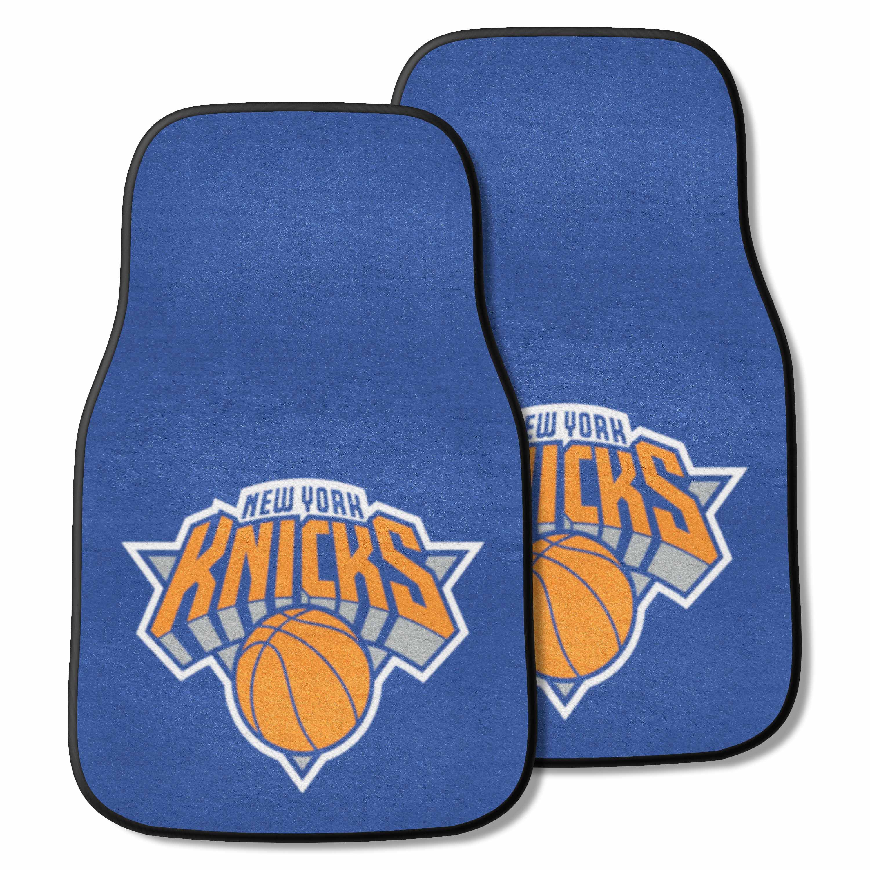 New York Knicks Front Carpet Car Mat Set - 2 Pieces - New York Knicks