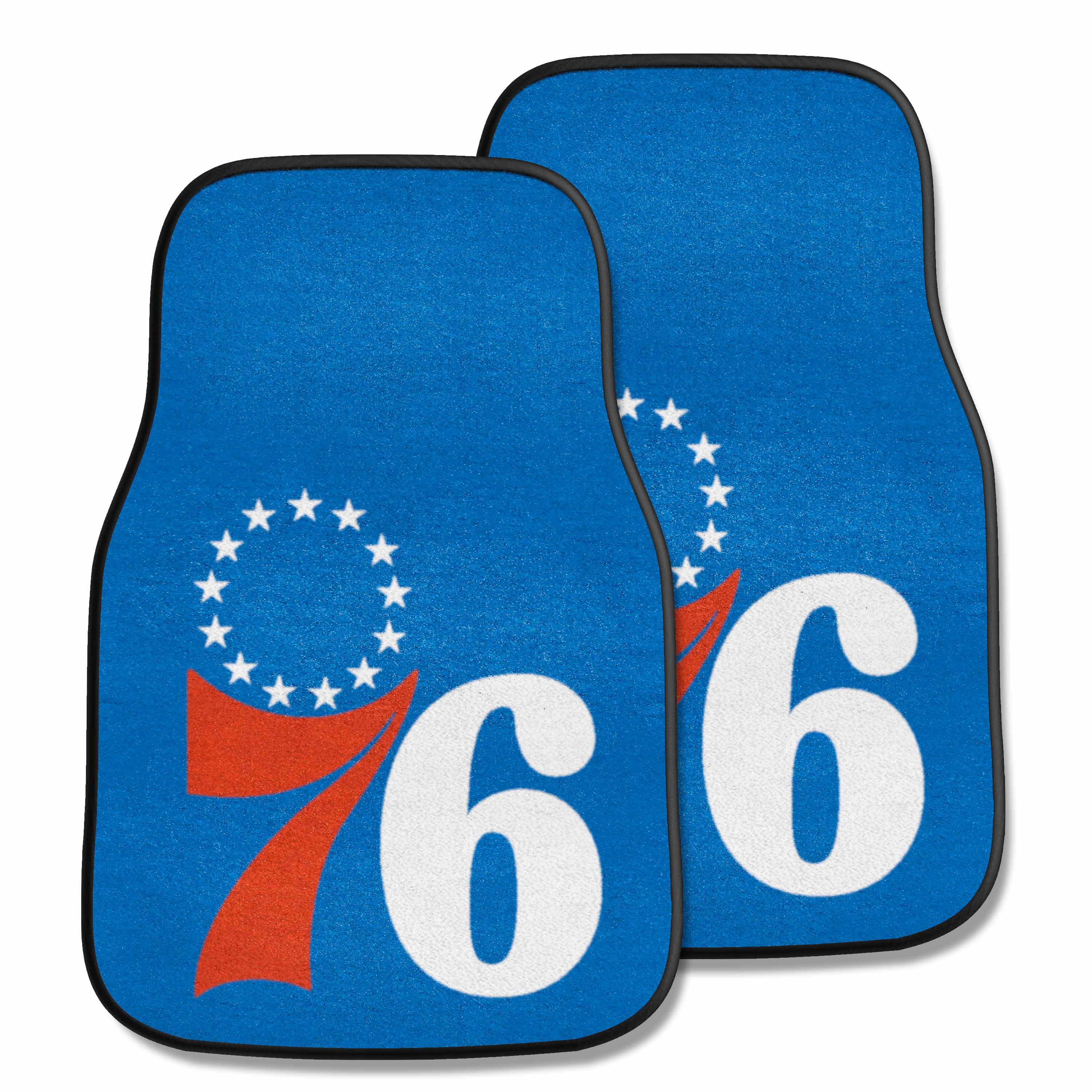 Philadelphia 76ers Front Carpet Car Mat Set - 2 Pieces - Philadelphia 76ers