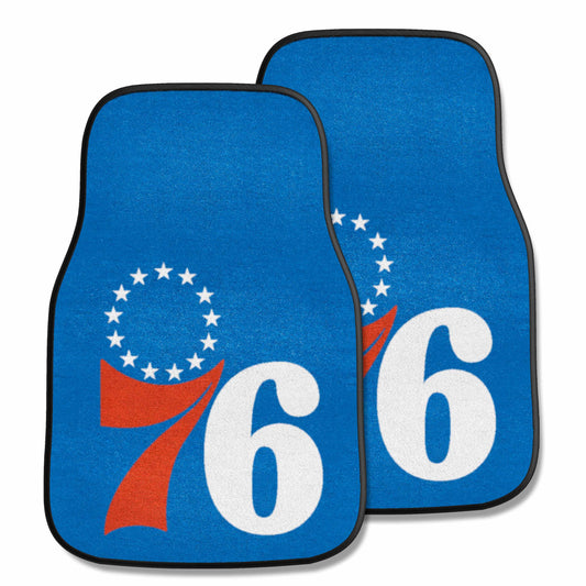 Philadelphia 76ers Front Carpet Car Mat Set - 2 Pieces - Philadelphia 76ers