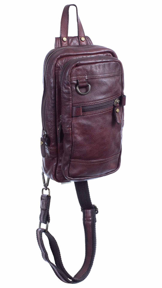 Scully Goat washed sling Bag