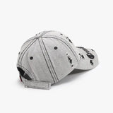 Distressed Letter Embroidered Baseball Cap - Trendsi - Flyclothing LLC
