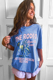 Graphic Round Neck Short Sleeve T-Shirt - Trendsi - Flyclothing LLC