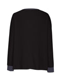 Waffle Knit Round Neck Long Sleeve T-Shirt - Trendsi - Flyclothing LLC