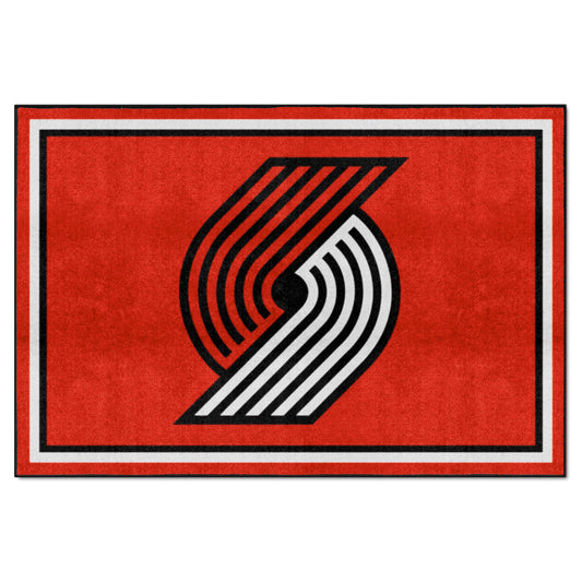 Portland Trail Blazers 5ft. x 8 ft. Plush Area Rug - Portland Trail Blazers