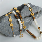 18K Gold-Plated Titanium Steel Bracelet - Trendsi - Flyclothing LLC