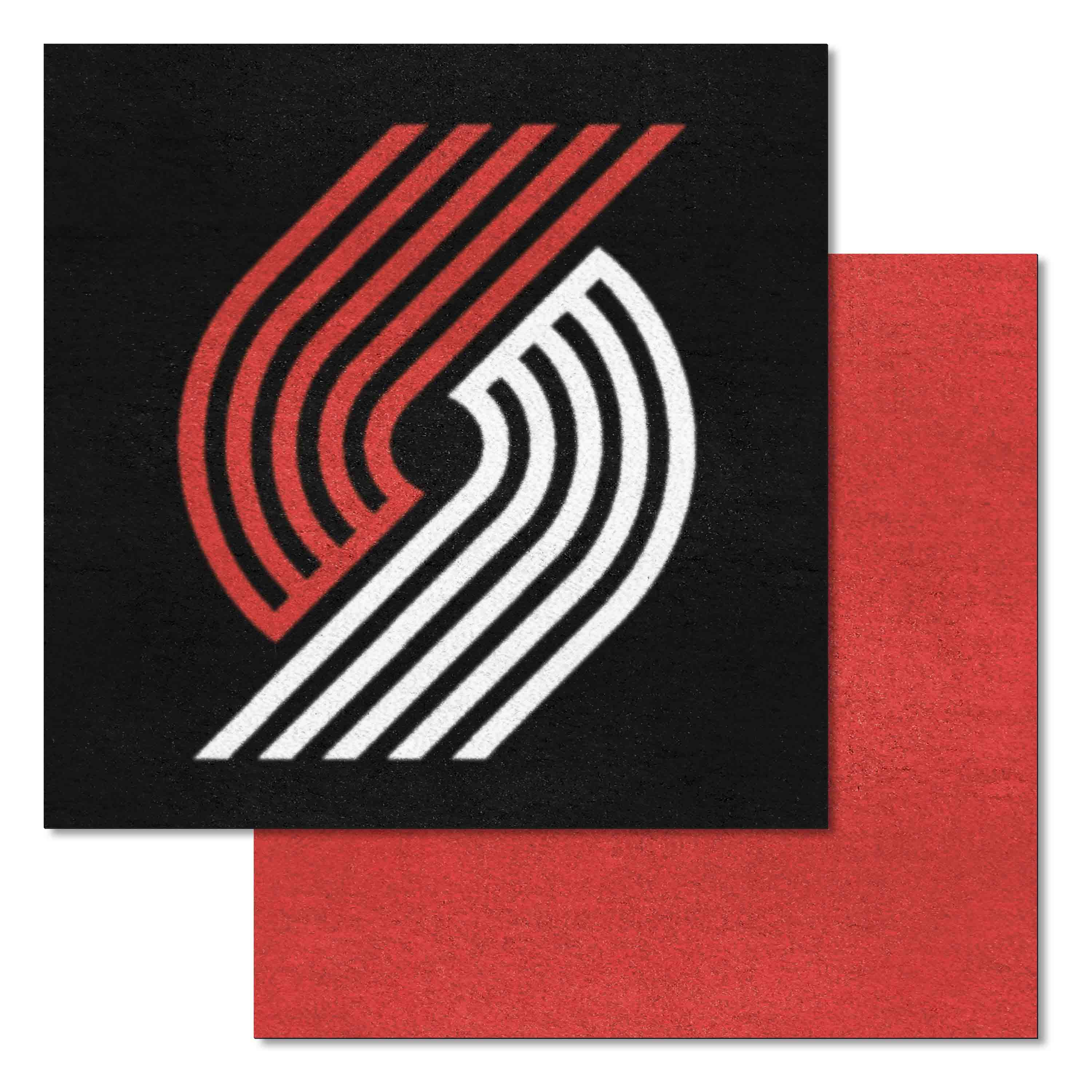 Portland Trail Blazers Team Carpet Tiles - 45 Sq Ft. - Portland Trail Blazers