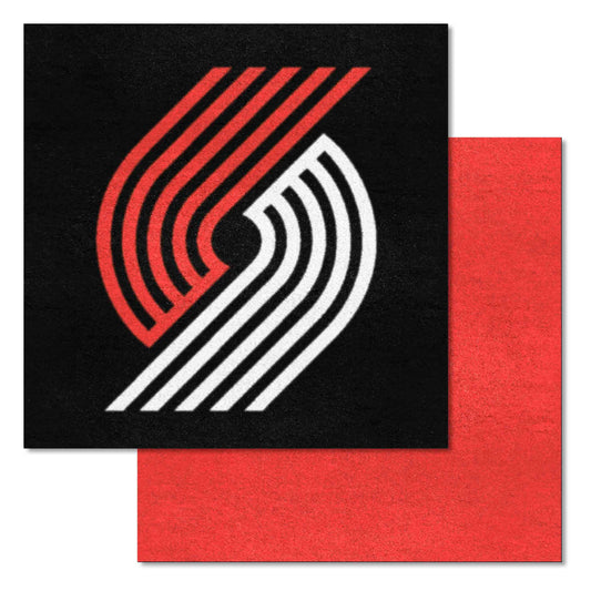 Portland Trail Blazers Team Carpet Tiles - 45 Sq Ft. - Portland Trail Blazers