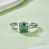 1 Carat Moissanite 925 Sterling Silver Ring - Trendsi