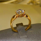 2 Carat Moissanite 925 Sterling Silver Ring - Trendsi - Flyclothing LLC