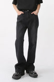 Casual Mid-Rise Elasticated Waistband Jeans - Trendsi