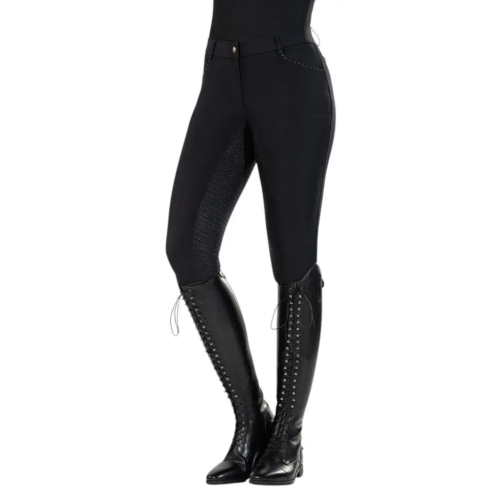 HKM Rosegold Glamour Ladies Riding Breeches Style S.F. Seat - Breeches.com - Flyclothing LLC
