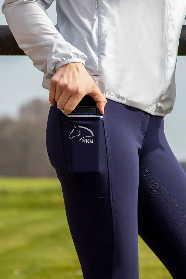 HKM Comfort- Style Silicone Full Seat Riding Breeches - Breeches.com - Flyclothing LLC